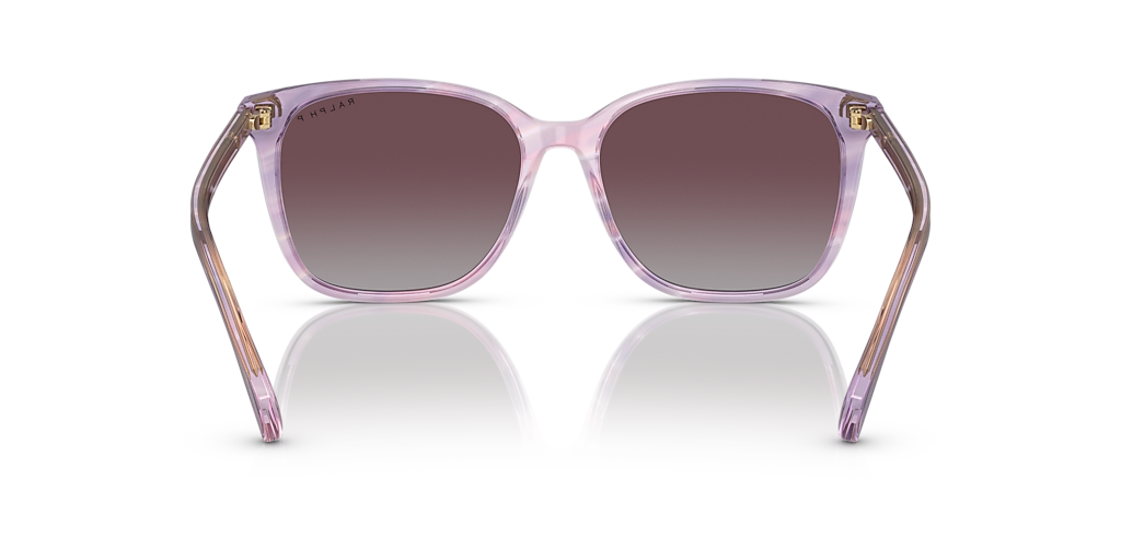 RALPH RA5293 VVCV Shiny Transparent Brown - Woman Sunglasses, Polar Gradient Brown Lens