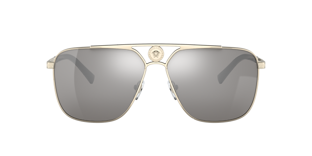 Versace VE2238 61 Dark Grey & Gold/Matte Black Sunglasses 