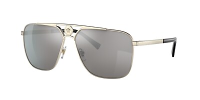 Versace VE2238 61 Dark Grey & Gold/Matte Black Sunglasses 