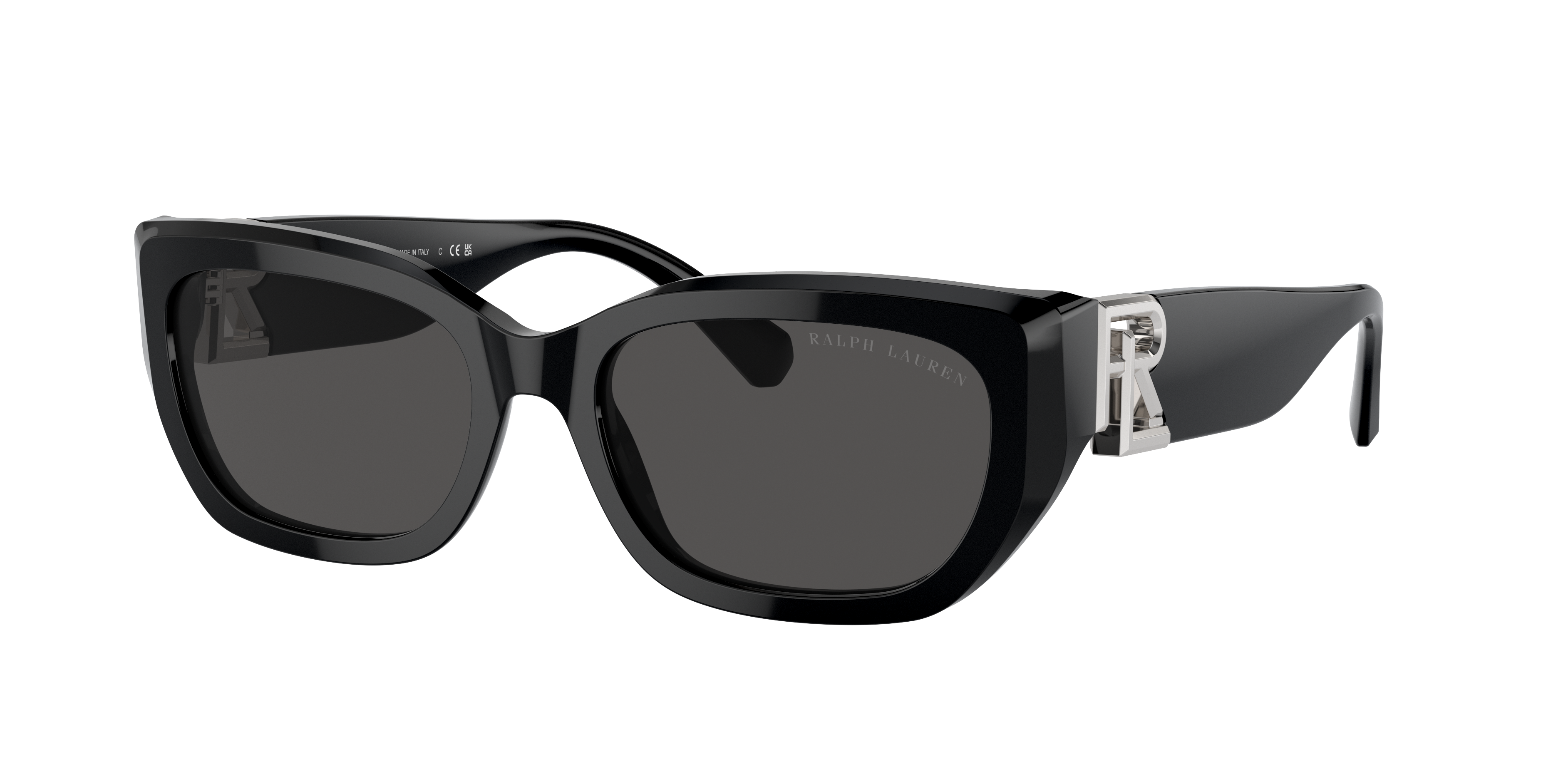 Ralph Lauren Woman Sunglass The Bridget -  Frame color: Black, Lens color: Dark Grey