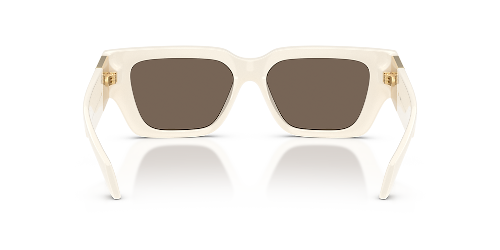 Versace White Cat-Eye Sunglasses with Brown Lenses and Gold Accents Versace Sunglasses - nude - Zalando.co.uk main image 3