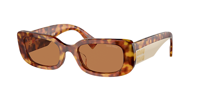 Miu Miu MU 08YS 51 Dark Grey & Black Sunglasses | Sunglass Hut USA