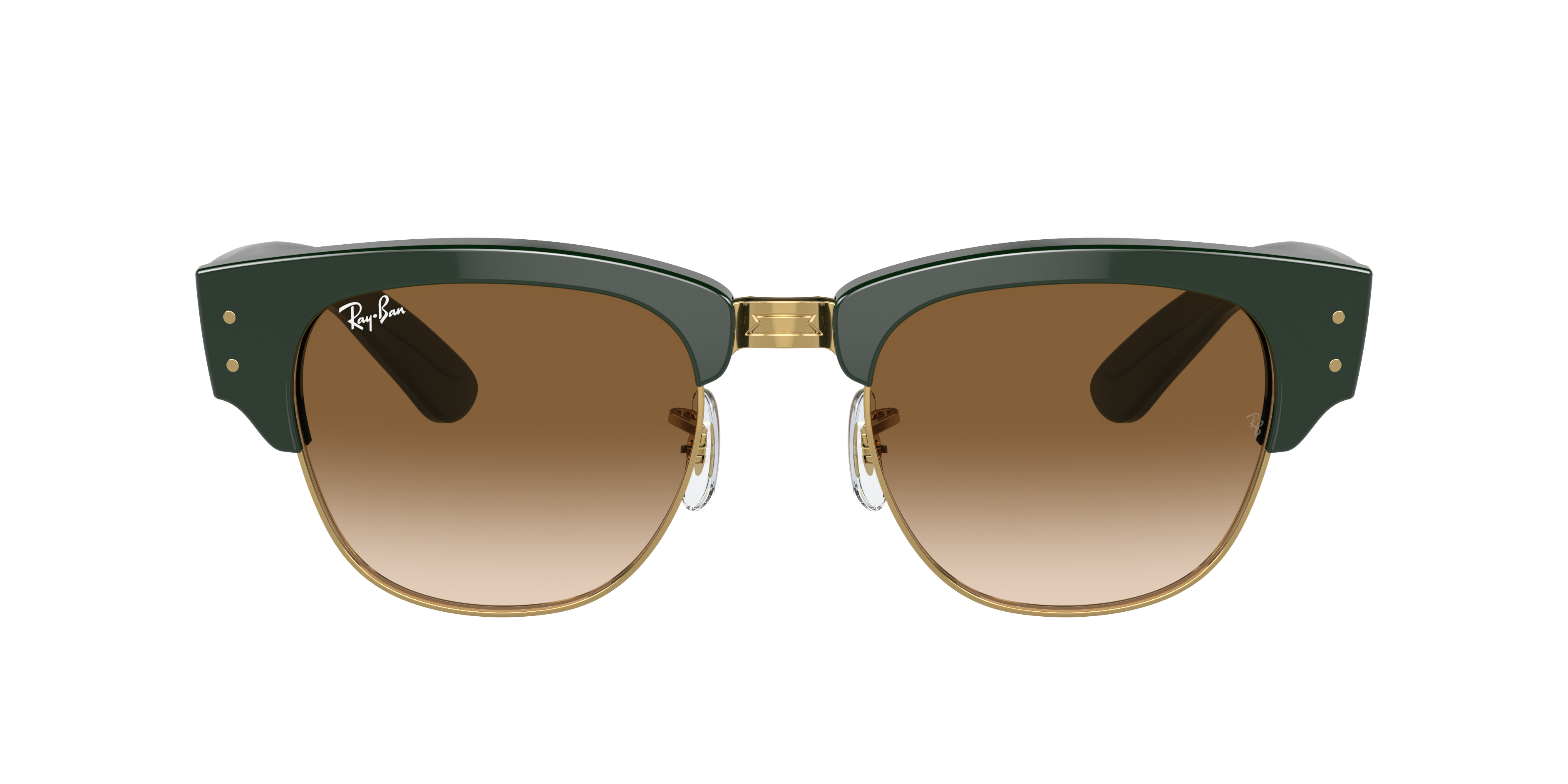 Ray-Ban Mega Clubmaster L (50 - 21) with Brown lenses and Green