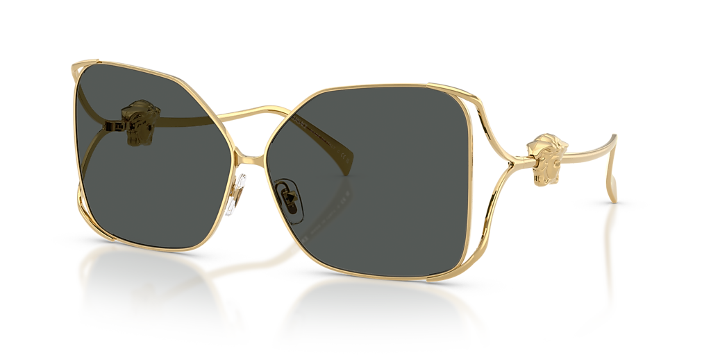 Versace VE2288 XL (62 - 11) with Grey lenses and Gold frame