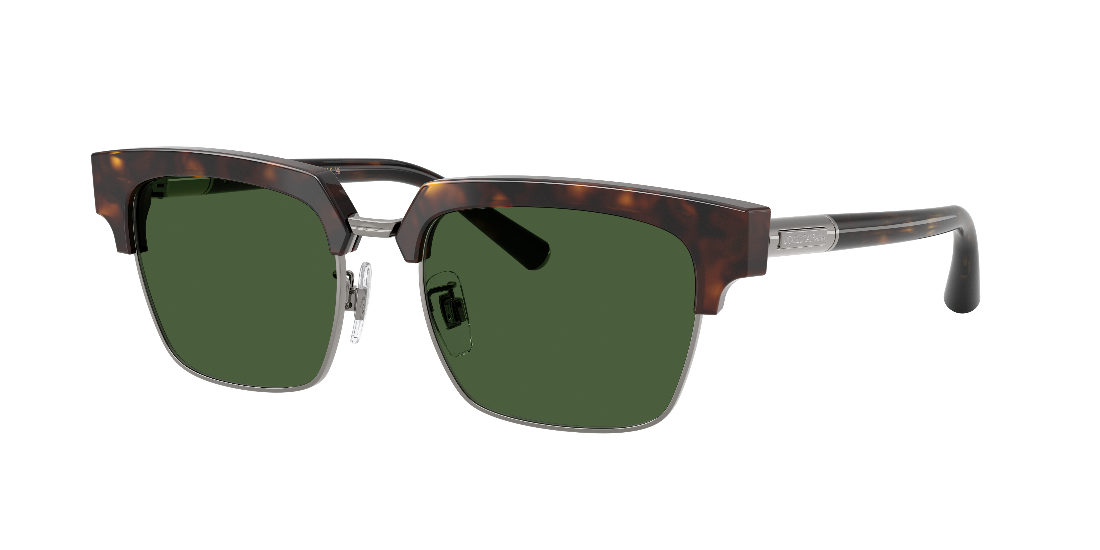 Dolce&Gabbana Man Sunglass DG4522 -  Frame color: Havana, Lens color: Dark Green