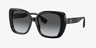 Burberry BE4371 Helena 52 Grey Polar & Black Polarized Sunglasses  