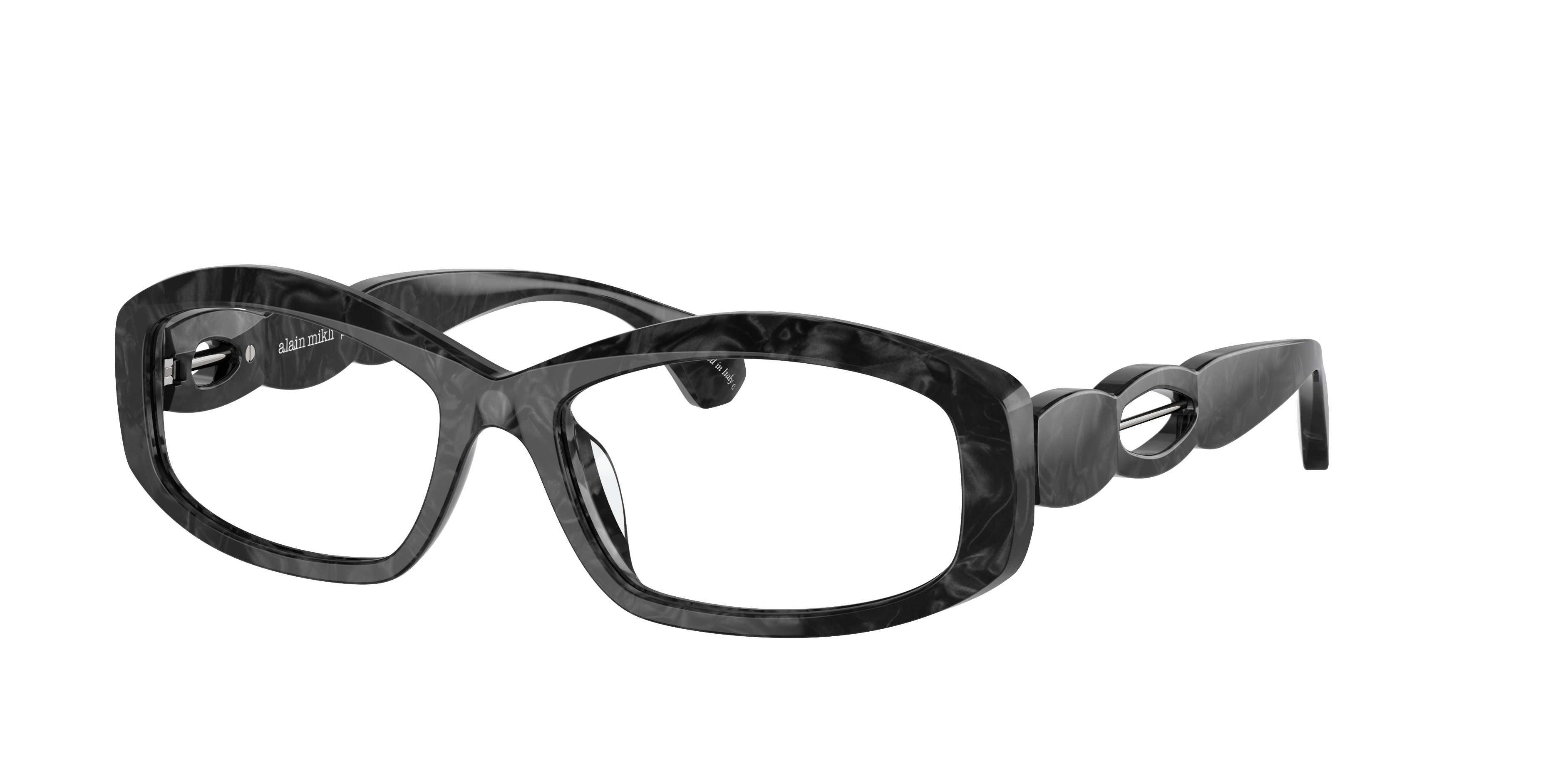 Alain Mikli A05502 L (56 - 17) with Grey lenses and Black frame