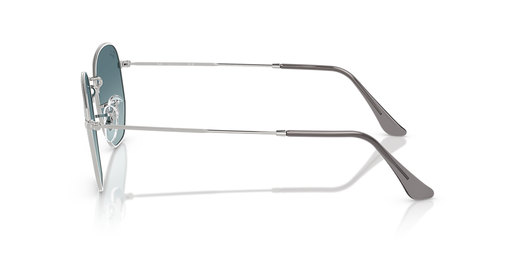 RAY-BAN RB3548N Hexagonal Flat Lenses Black - Sunglasses, G-15 Green Lens