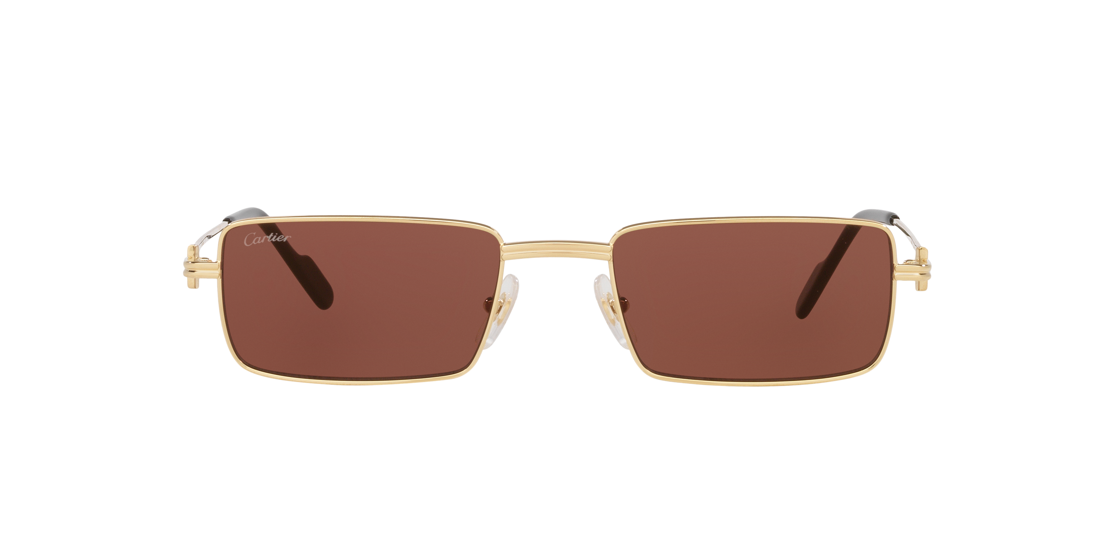 サングラス Cartier Cartier - CT0501S - 002 gold gold red Cartier CT0501S M (54 - 20) with Red lenses and Gold frame