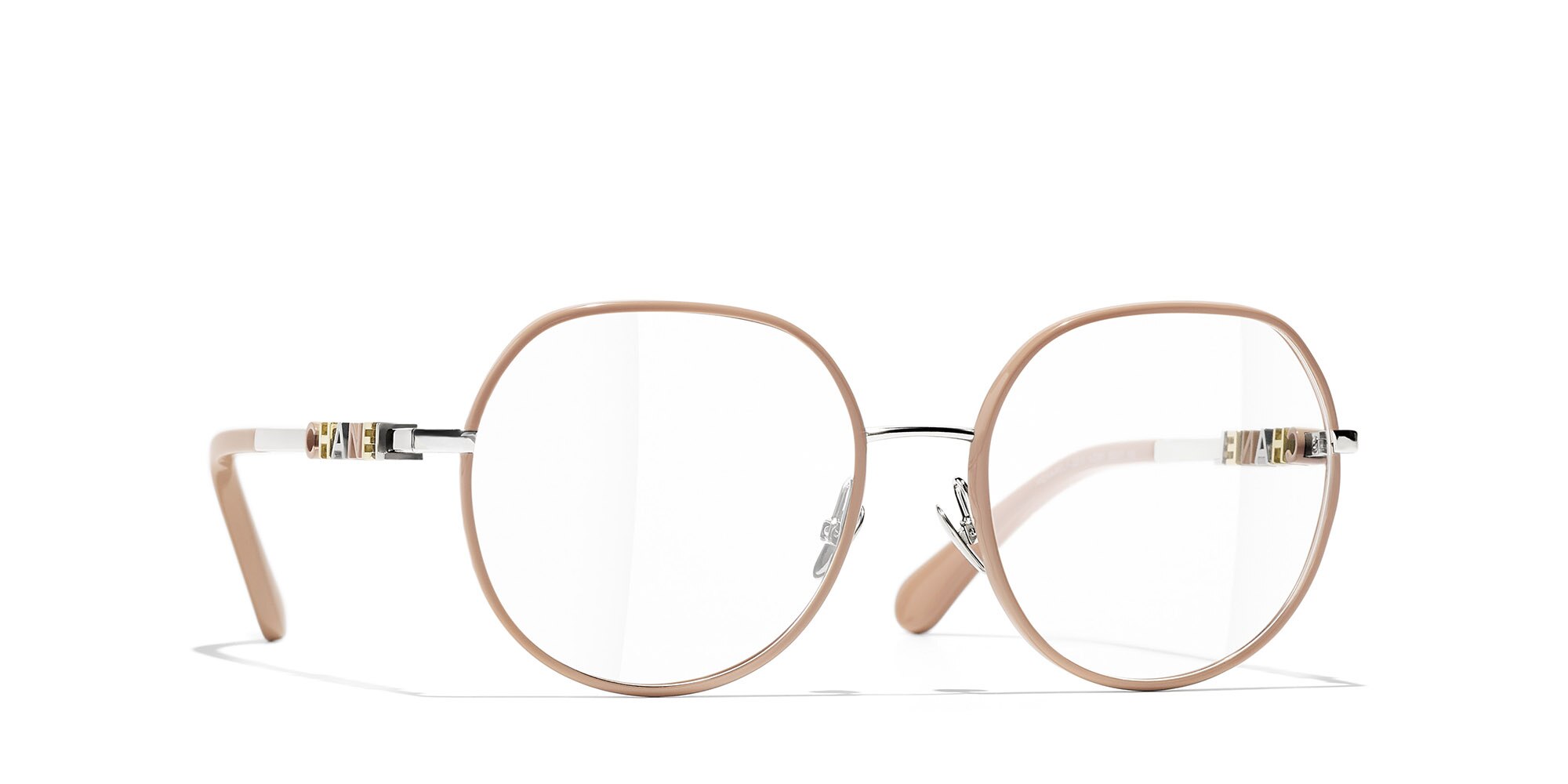 Chanel Woman Sunglass Pantos Eyeglasses CH2213 -  Frame color: Silver, Lens color: Demo Lens