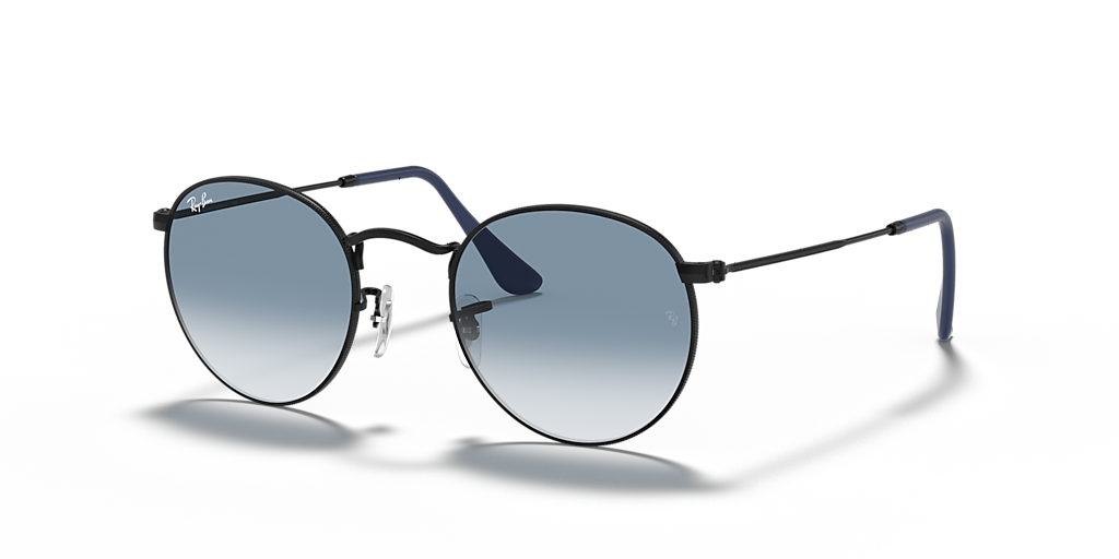 Ray-Ban RB3447 Round Metal S (50 - 21) with Blue lenses and
