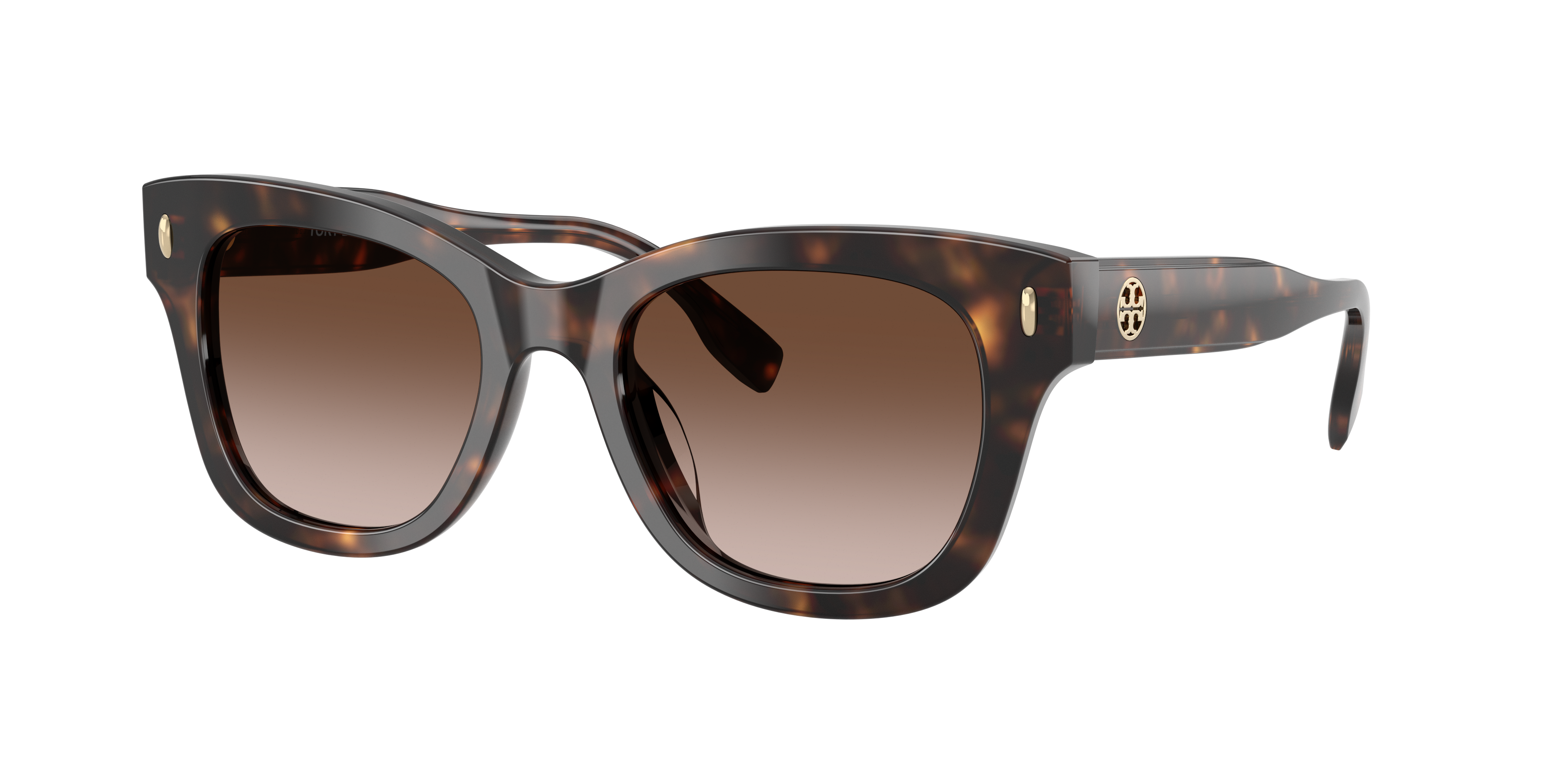Tory Burch Tortoiseshell Square Sunglasses In Burgundy
