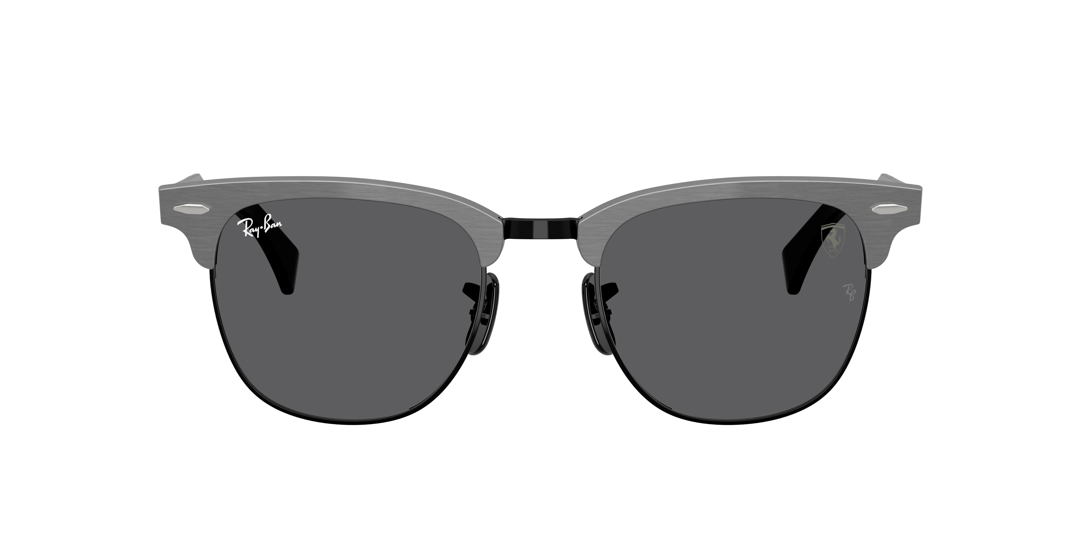 Ray Ban Rb3807m Scuderia Ferrari Collection Chromance Sunglasses Brushed Gunmetal Frame Grey Lenses Polarize In Polarized Dark Grey