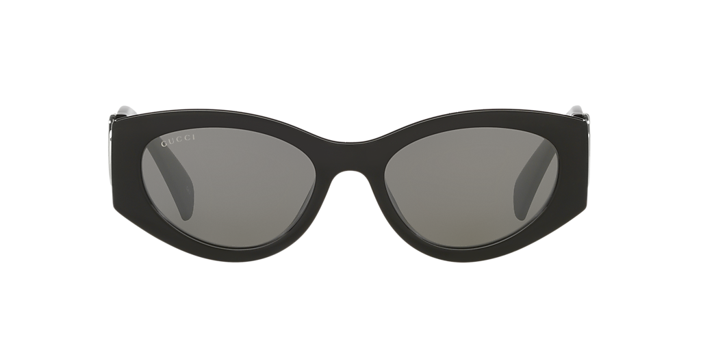 グッチ  GG1691S サイドGGロゴフレームサングラス レディース 54□19-145 Gucci GG1691S M (54 - 19) with Grey lenses and Black frame