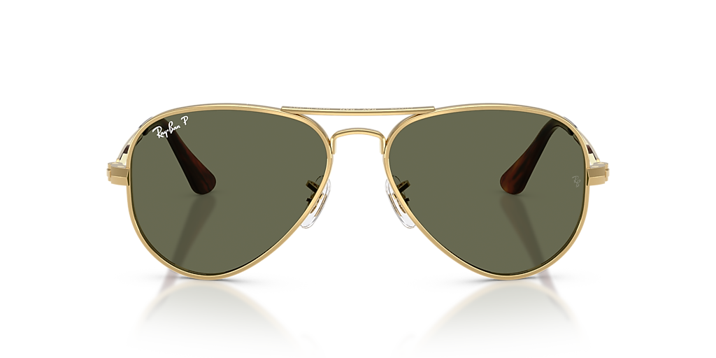 RAY-BAN RB3925 AVIATOR MAX Arista Gold - Sunglasses, Green Polarized Lens