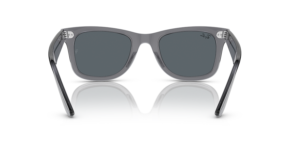 Ray-Ban Wayfarer サングラス グレー Ray-Ban Original Wayfarer Classic L (50 - 22) with Blue lenses and
