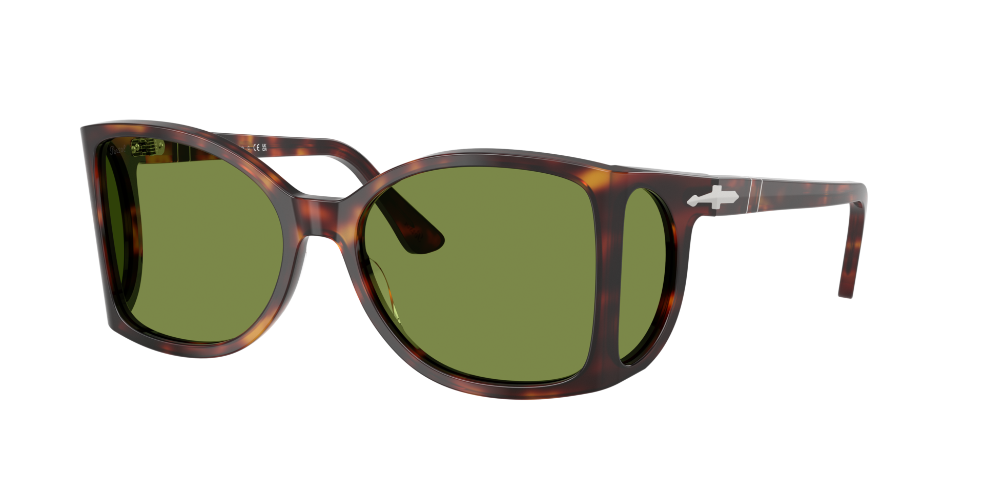Persol Man Sunglass PO0005 - Frame color: Havana, Lens color: Green