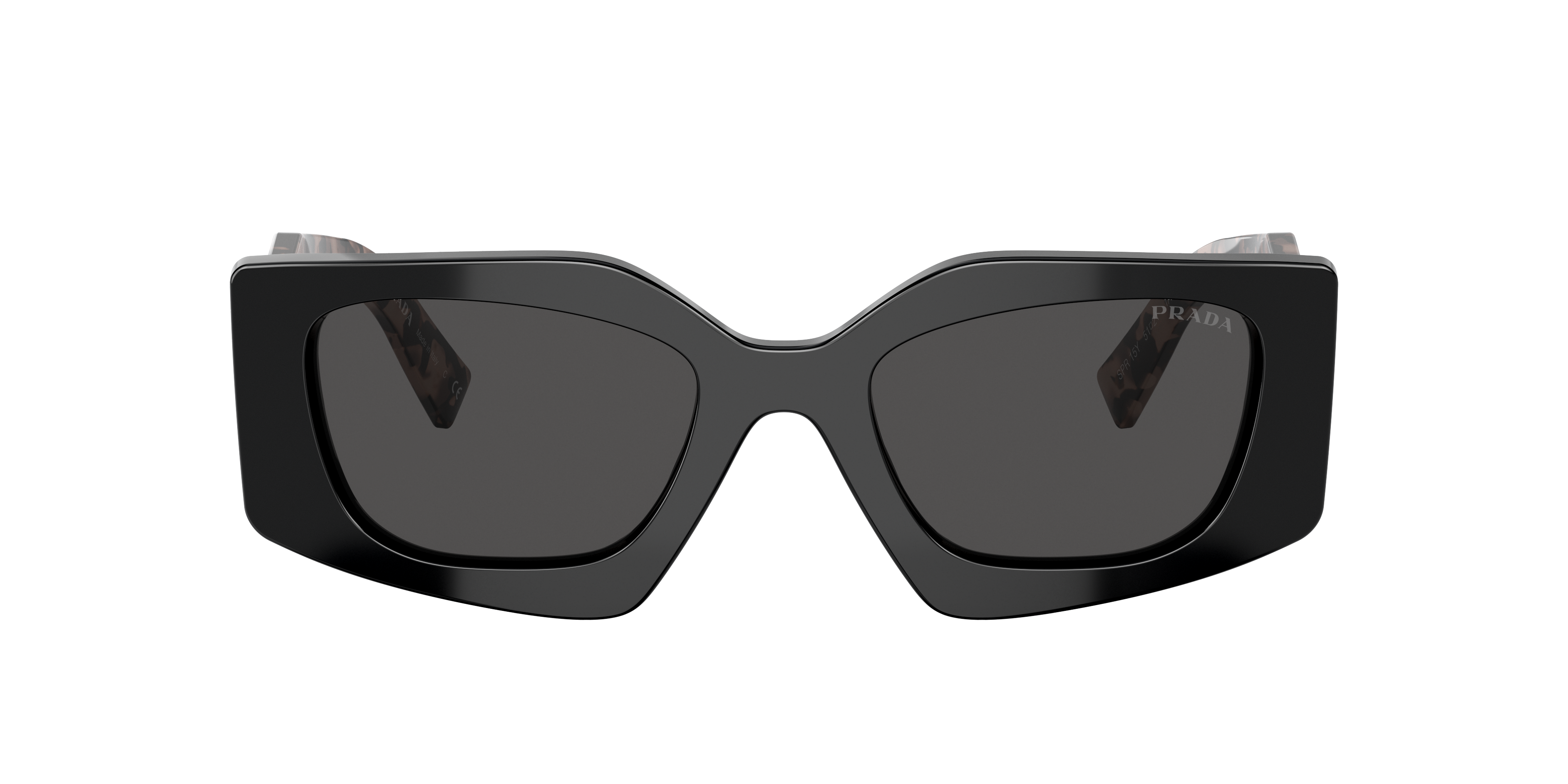 Prada PR 15YS S (51 - 21) with Grey lenses and Black frame