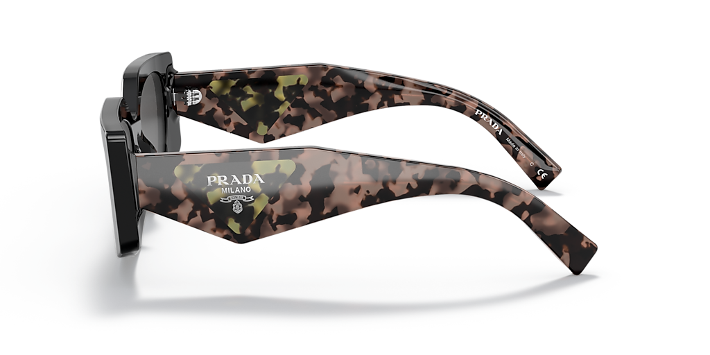 PRADA PR 15YS Black - Women Luxury Sunglasses, Dark Grey Lens