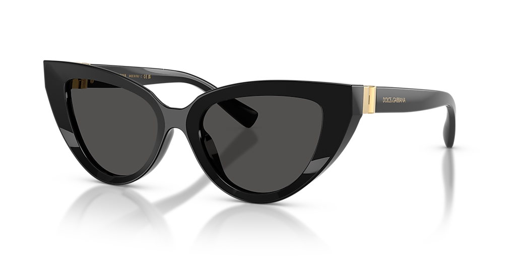 Dolce&Gabbana DG4497 S (52 - 18) with Grey lenses and Black frame