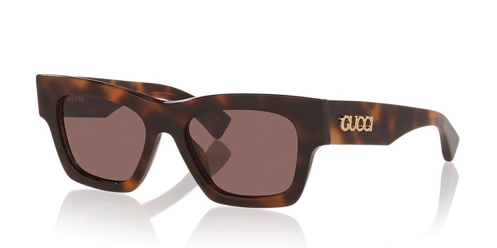 Gucci GG1835S S (52 - 18) with Brown lenses and Tortoise frame