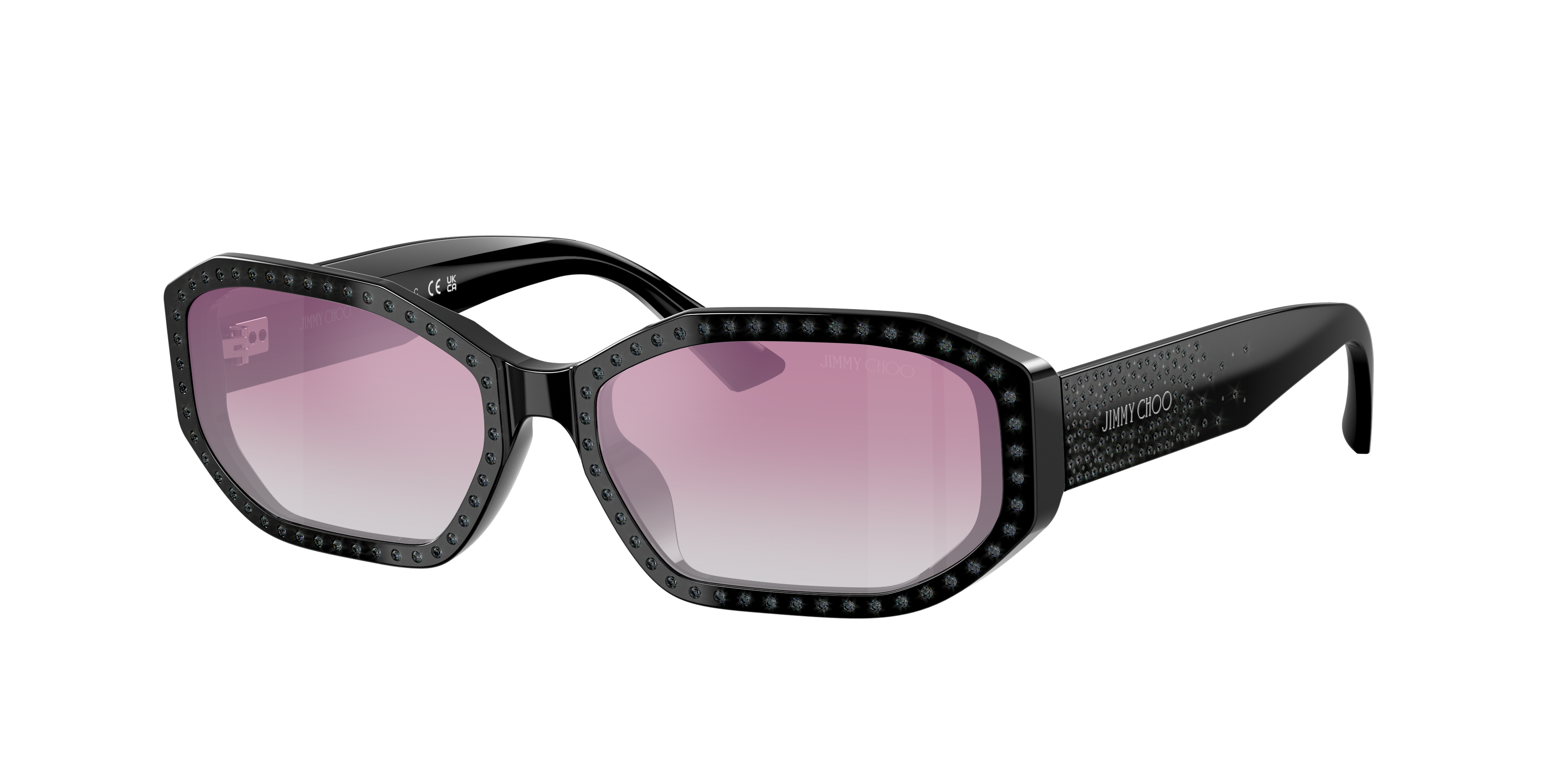 Jimmy Choo JC5021BU S (56 - 16) with Pink lenses and Black