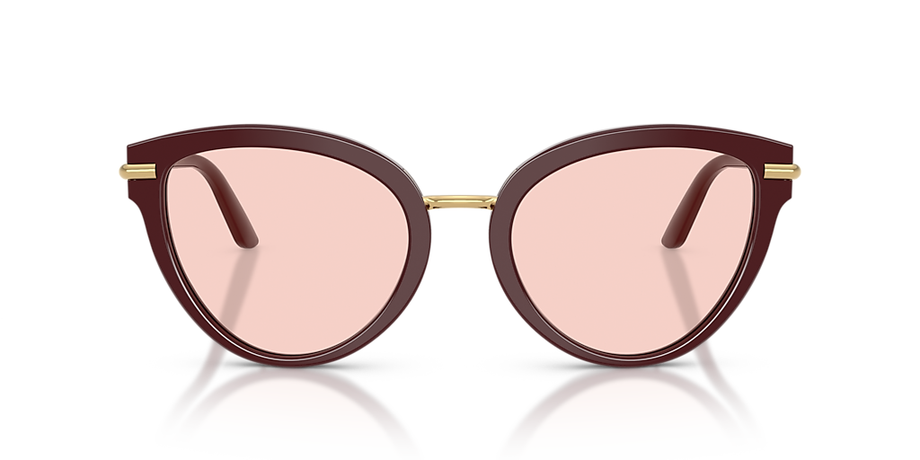 Dolce&Gabbana DG4492 XXL (55 - 21) with Pink lenses and Red frame
