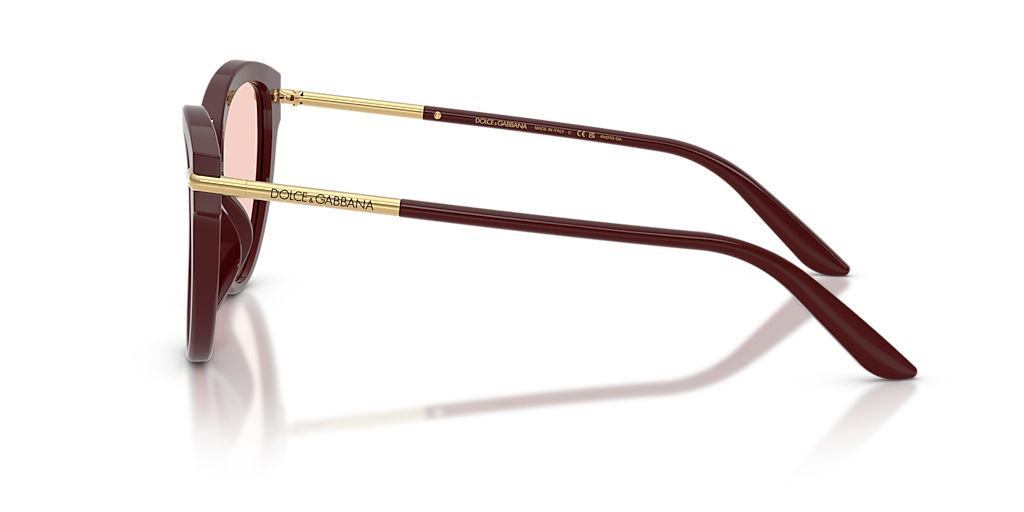 小物 Dolce&Gabbana sunglasses Dolce&Gabbana DG4492 XXL (55 - 21) with Pink lenses and Red