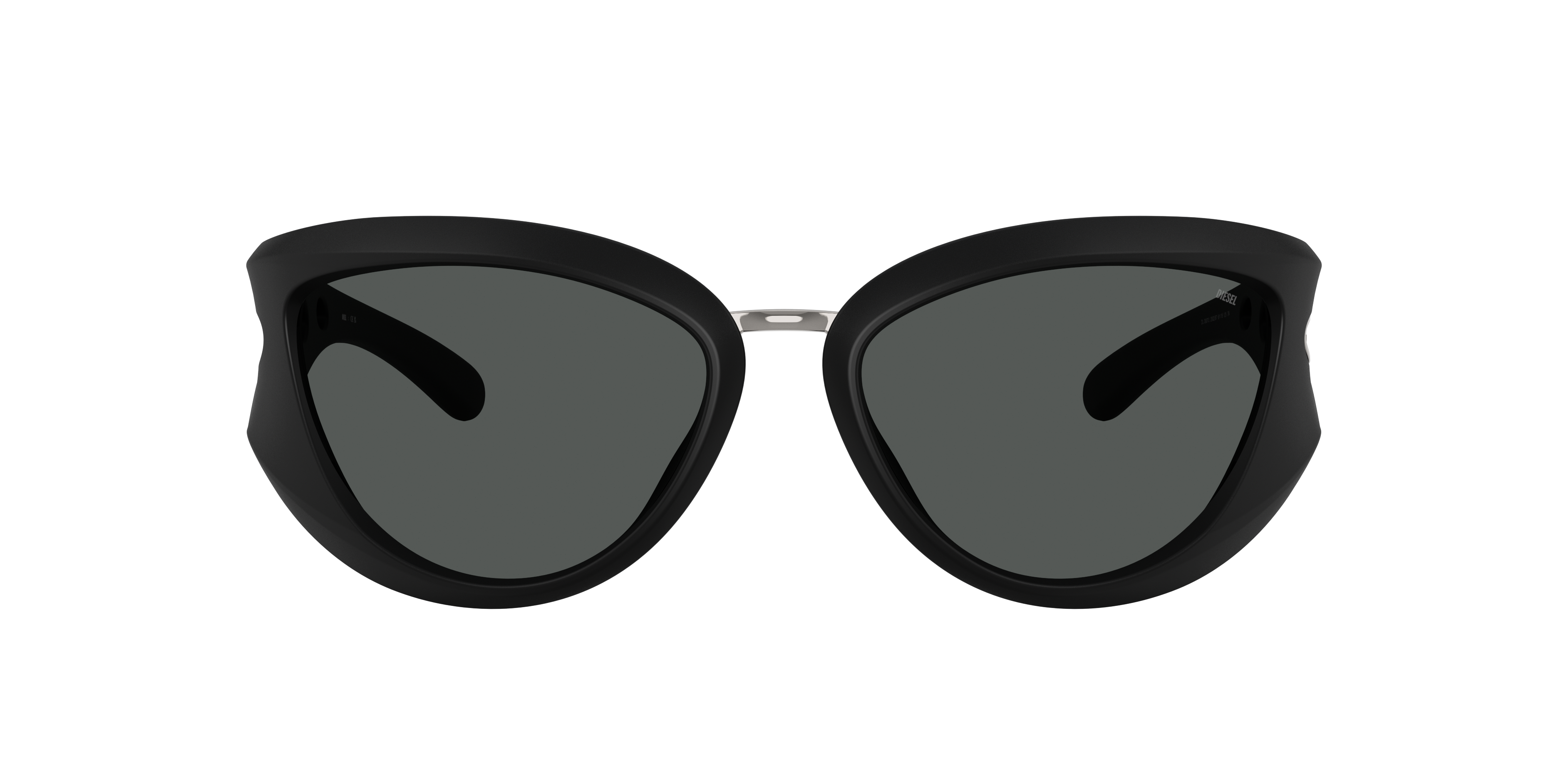 Diesel Unisex Sunglass Dl3007u In Dark Grey