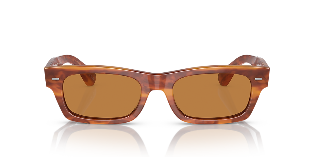 OLIVER PEOPLES OV5510SU Davri Sugi Tortoise - Unisex Luxury Sunglasses, Cognac Lens