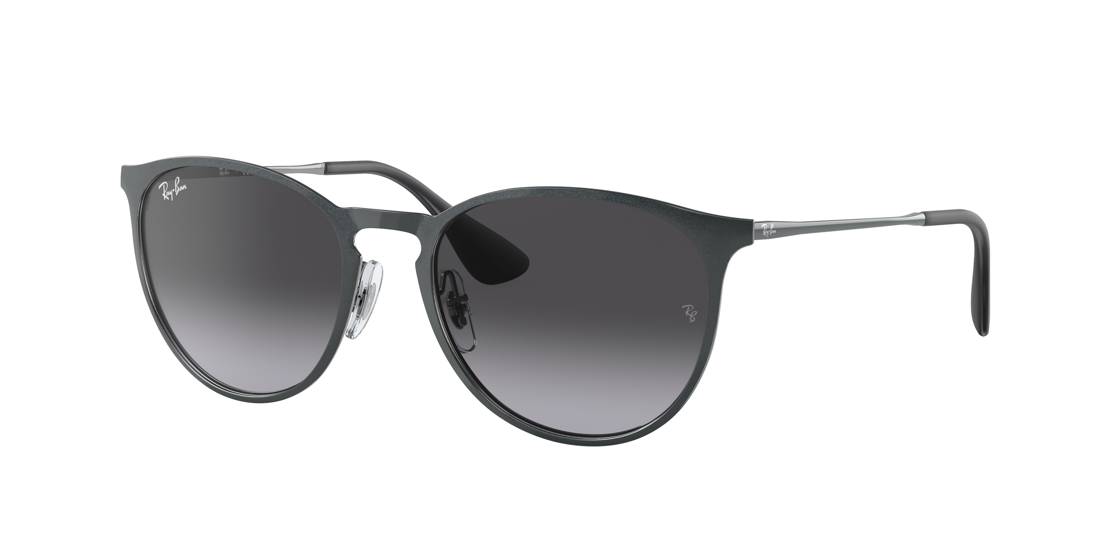 Ray-Ban Woman Sunglass Erika Metal -  Frame color: Grey, Lens color: Grey Gradient