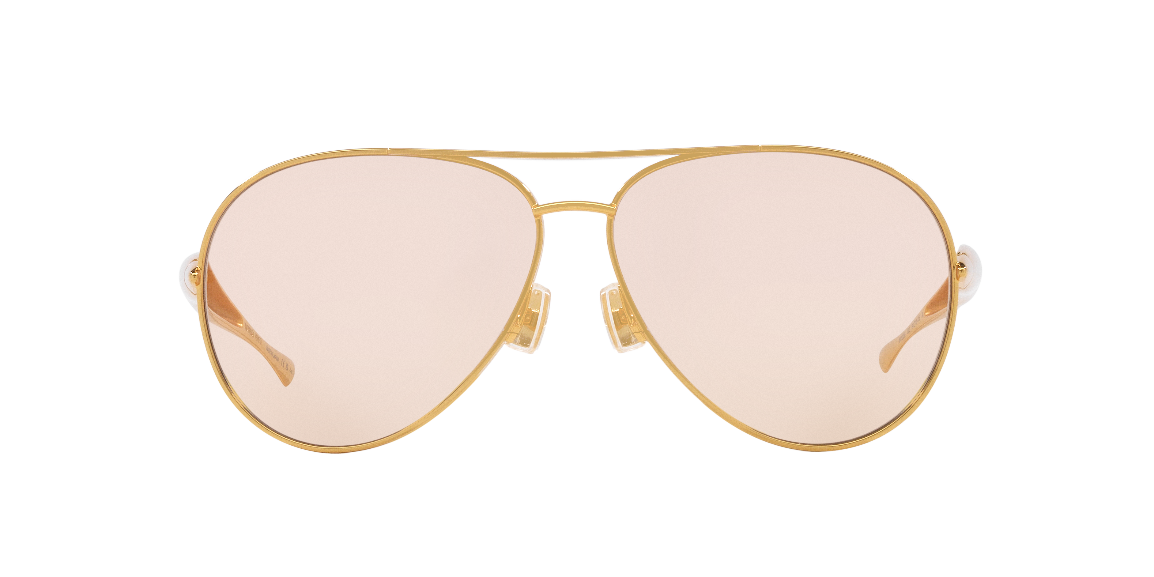 Bottega Veneta Sardine Aviator-style Gold-tone Sunglasses