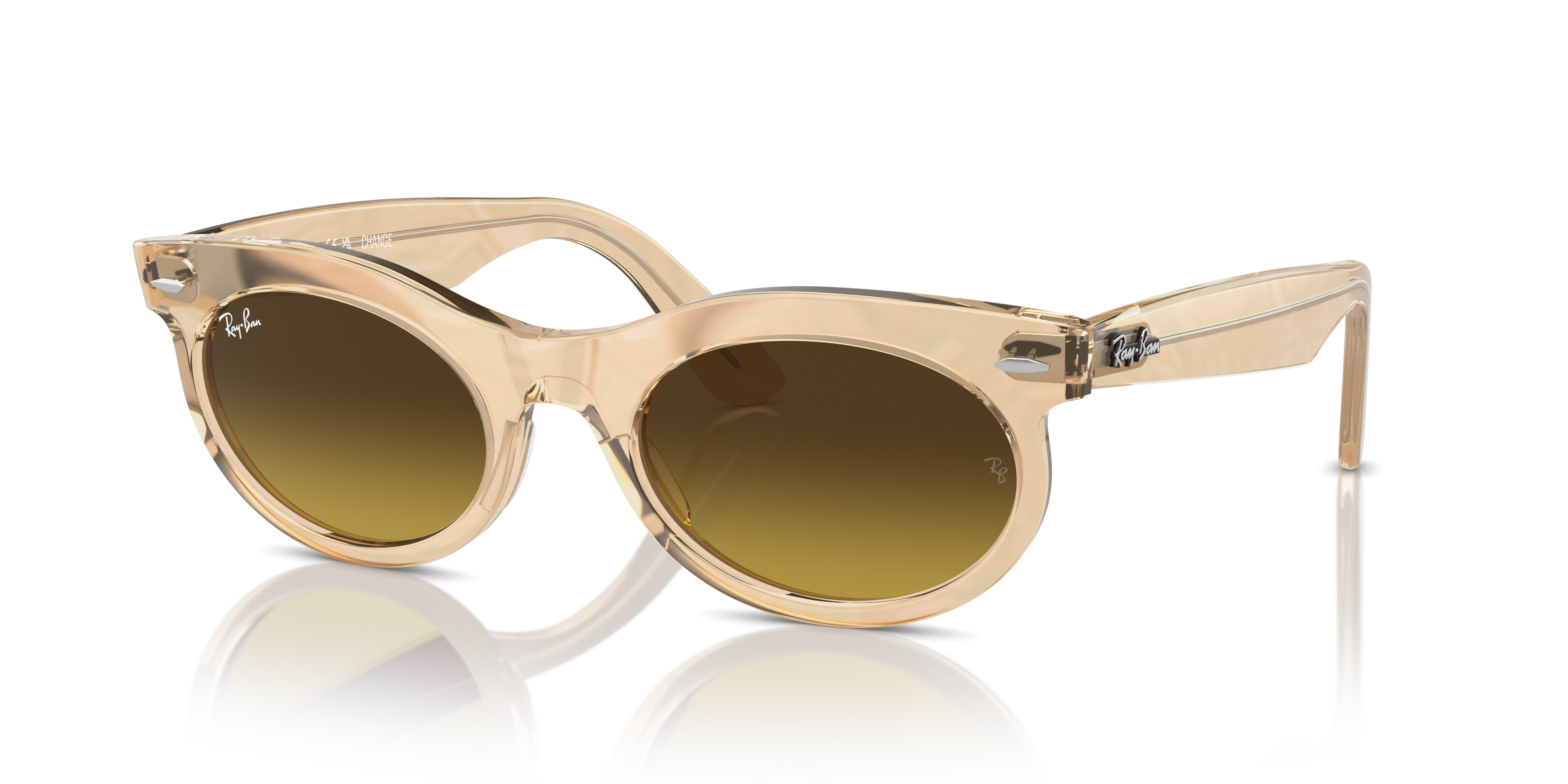 Ray-Ban RB2242 Wayfarer Oval Change L (53 - 22) with Brown