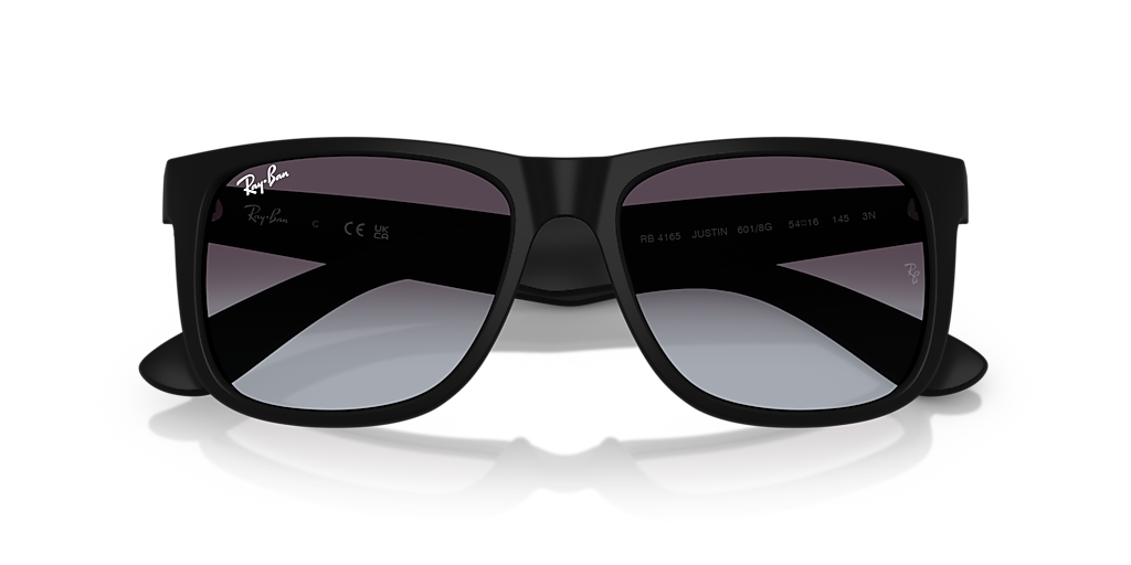 Ray-Ban Justin Classic S (54 - 16) with Grey lenses and Black