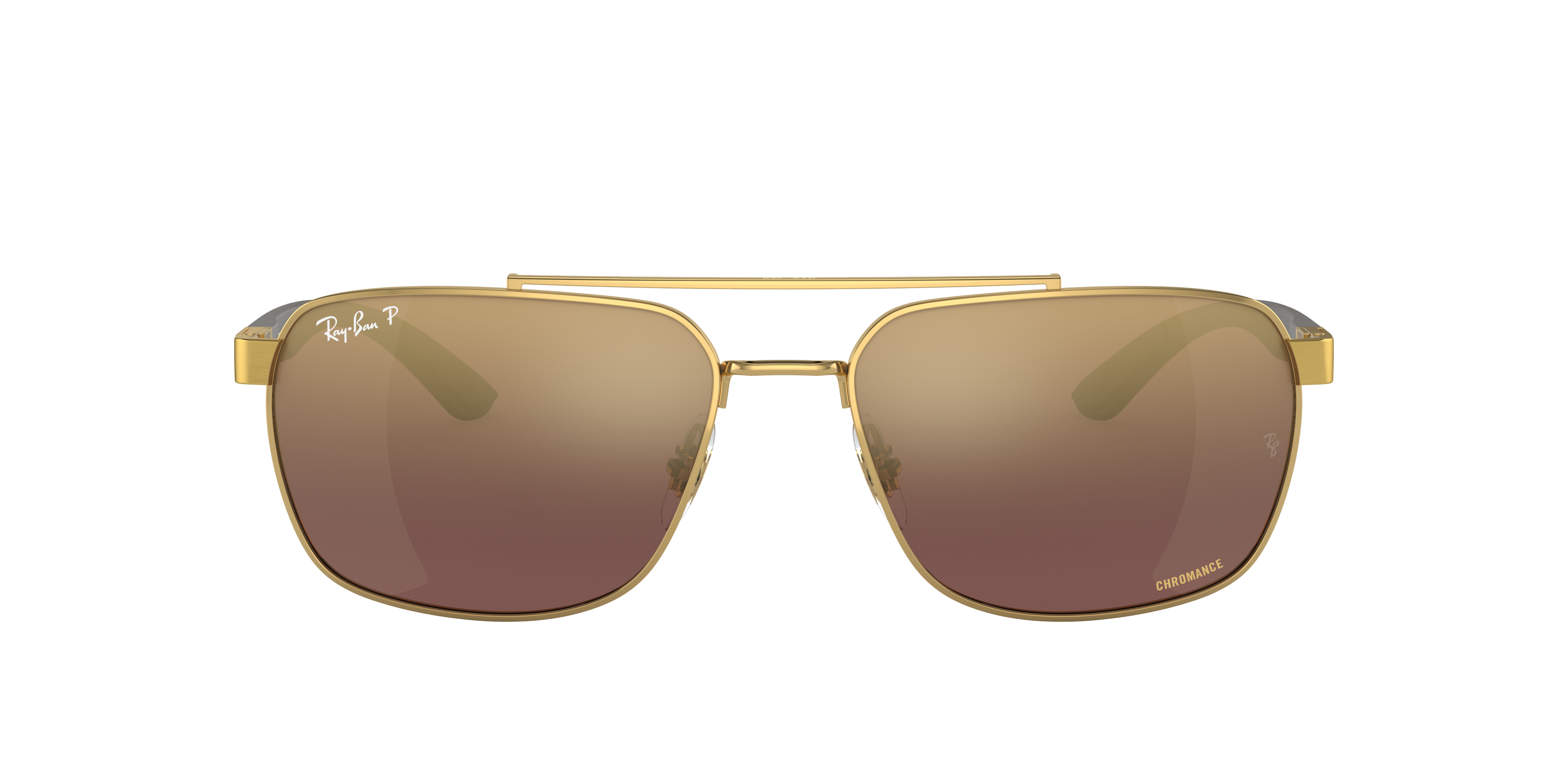 Ray-Ban RB3701 XXL (59 - 17) with Gold lenses and Gold frame