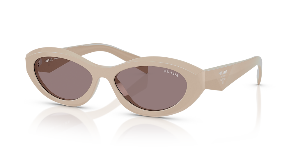 Prada PR 26ZSF L (56 - 15) with Violet lenses and Pink frame