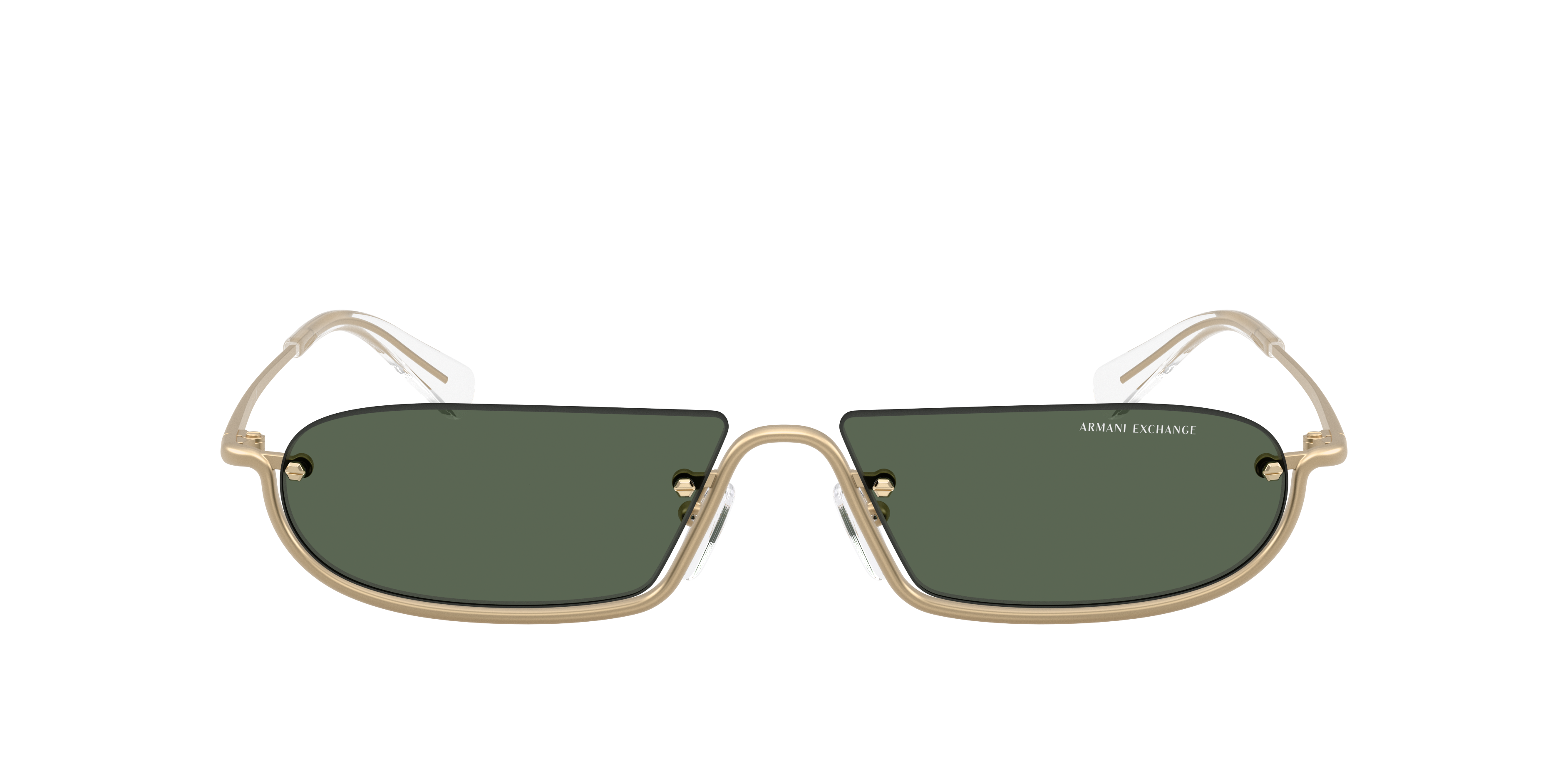 Armani Exchange AX2058S XL (58 - 14) with Green lenses and Black
