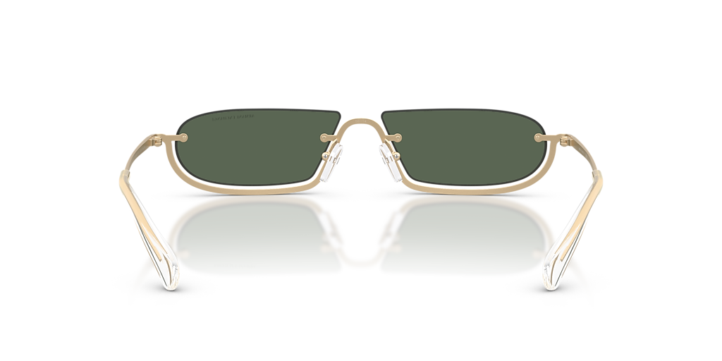 ARMANI EXCHANGE AX2058S Matte Pale Gold - Men Sunglasses, Green Lens