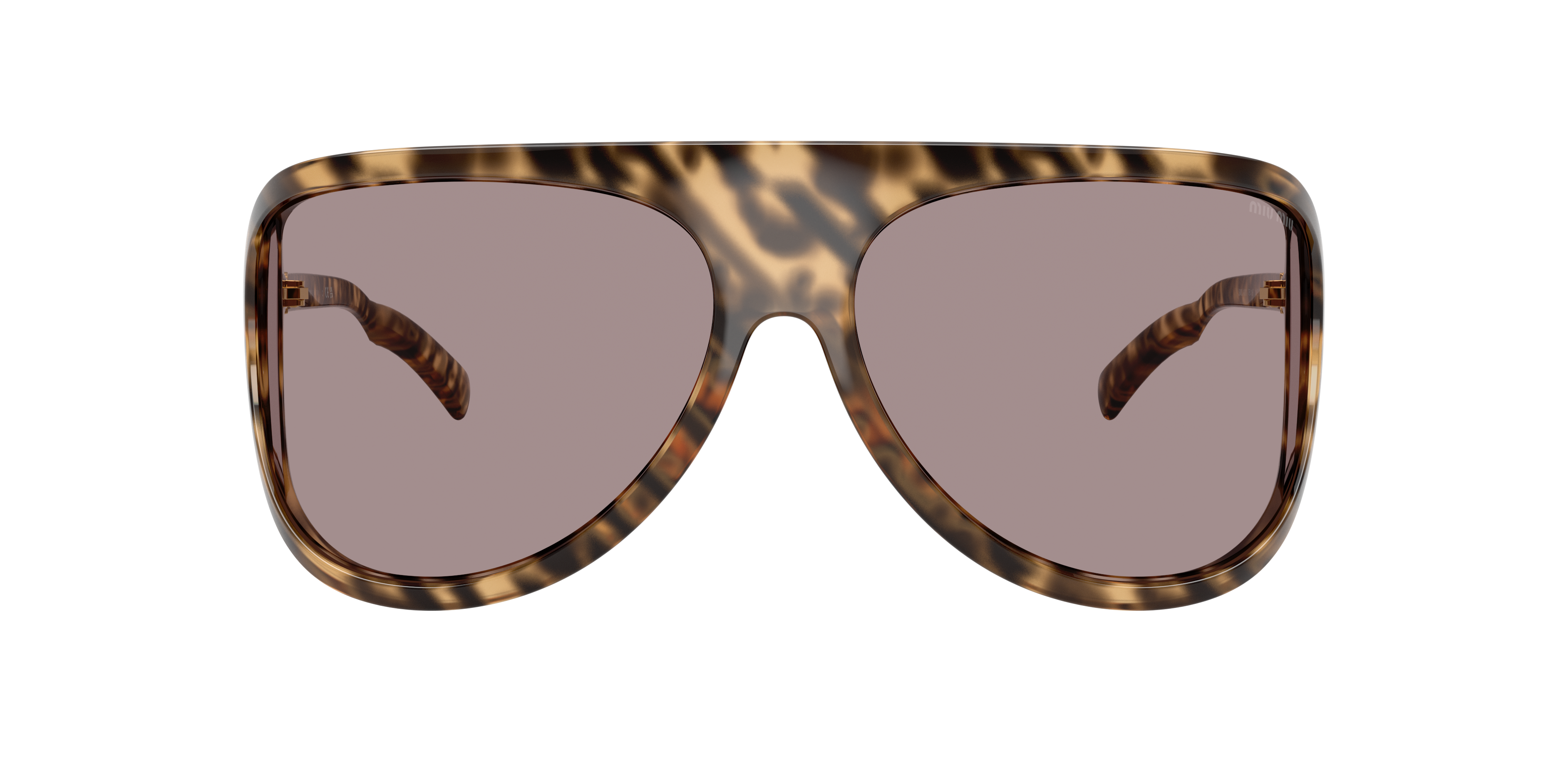Miu Miu Woman Sunglass Mu A01s In Light Purple Brown
