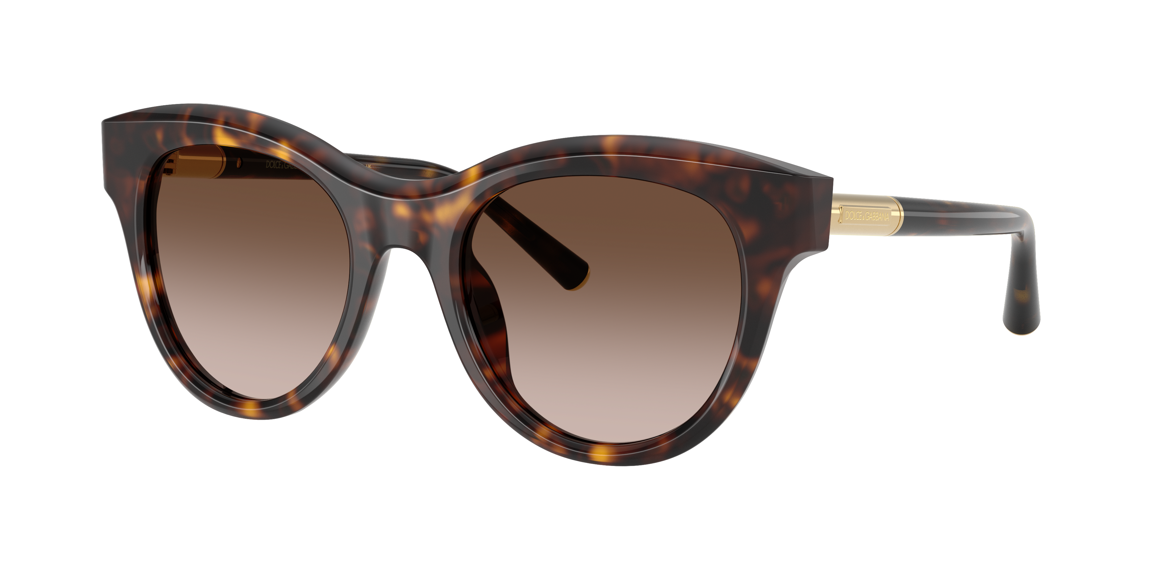 Dolce&Gabbana Woman Sunglass DG4518 -  Frame color: Havana, Lens color: Gradient Brown