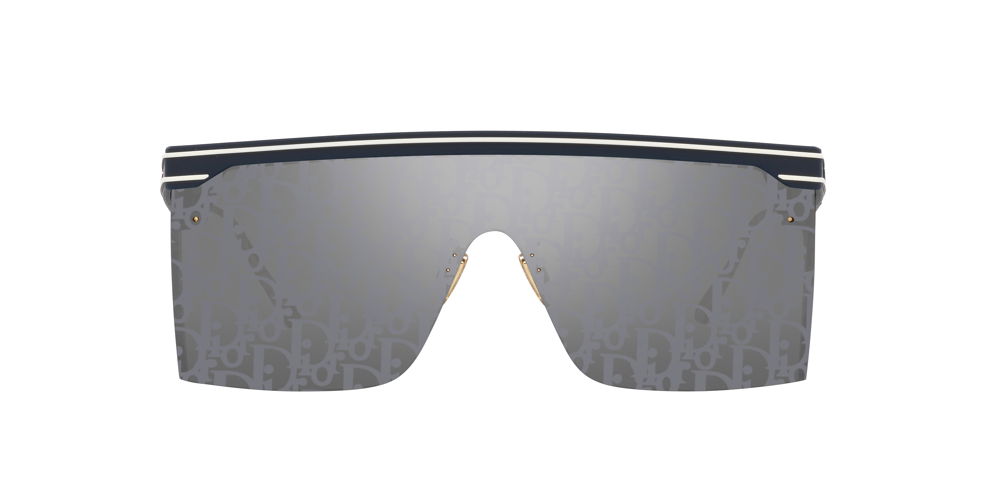 DIOR DiorClub M1U 31B8 XXL (59 - 22) with Silver lenses and Blue