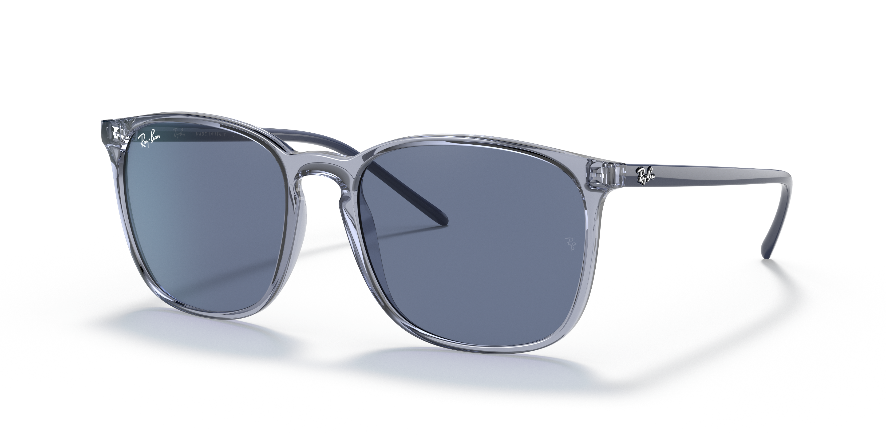 Ray-Ban RB4387 M (56 - 18) with Blue lenses and Blue frame