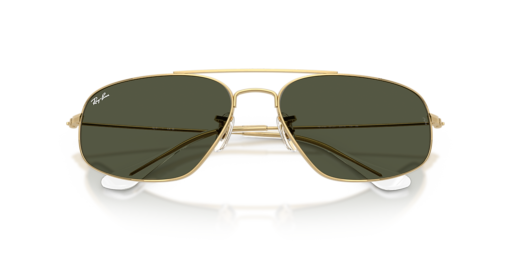Ray-Ban RB3780 XL (63 - 16) with Green lenses and Gold frame