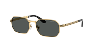 Versace VE2174 L (59 - 13) with Grey lenses and Gold frame