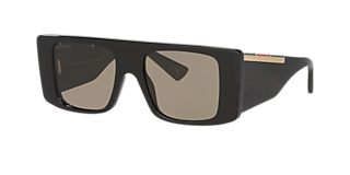 Gucci GG0062S M (57 - 17) with Grey lenses and Gold frame