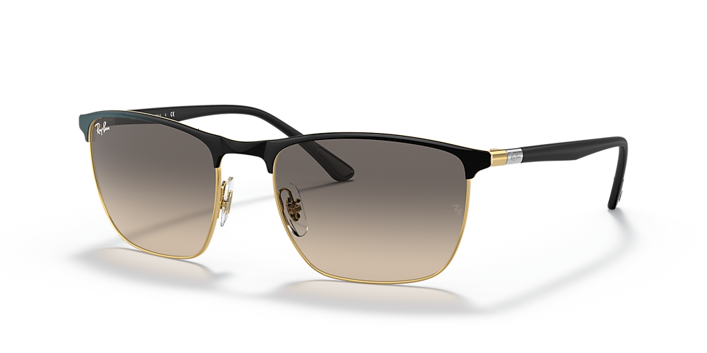Ray-Ban RB3686 XL (57 - 19) with Grey lenses and Black frame