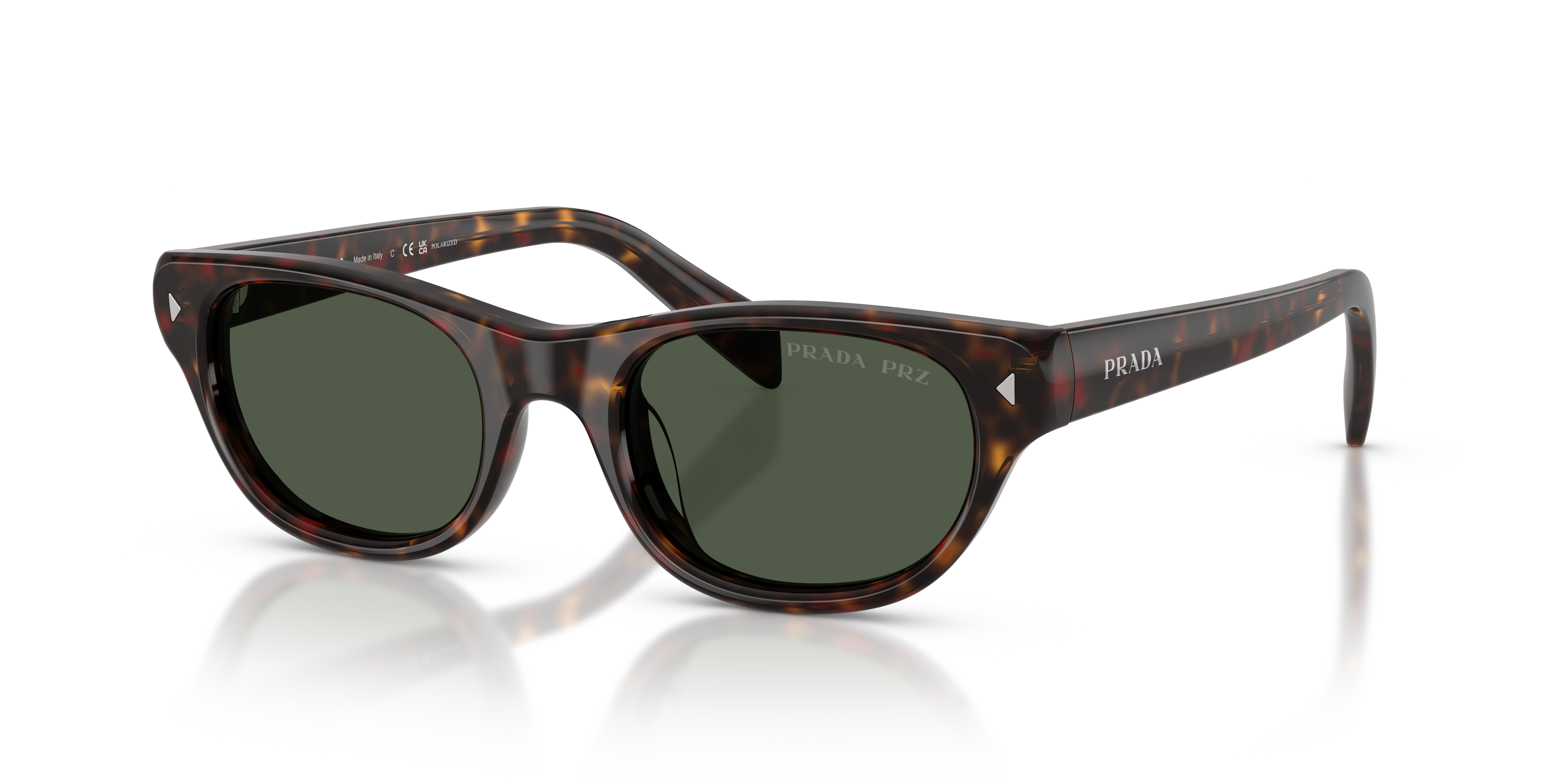 Prada PR C08S S (50 - 20) with Grey lenses and Tortoise frame