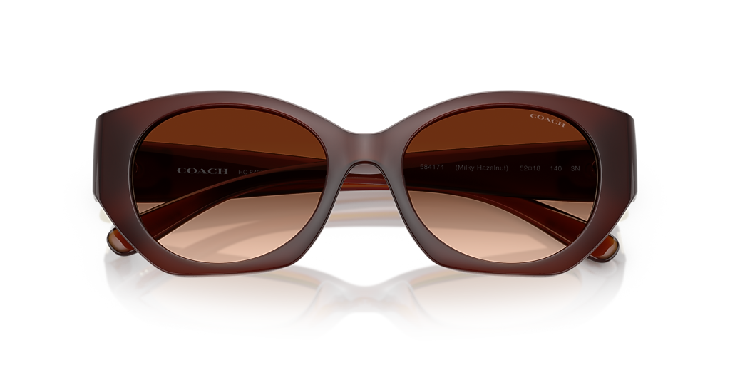 Coach HC8407U CW194 M (52 - 18) with Brown lenses and Brown  display picture 1