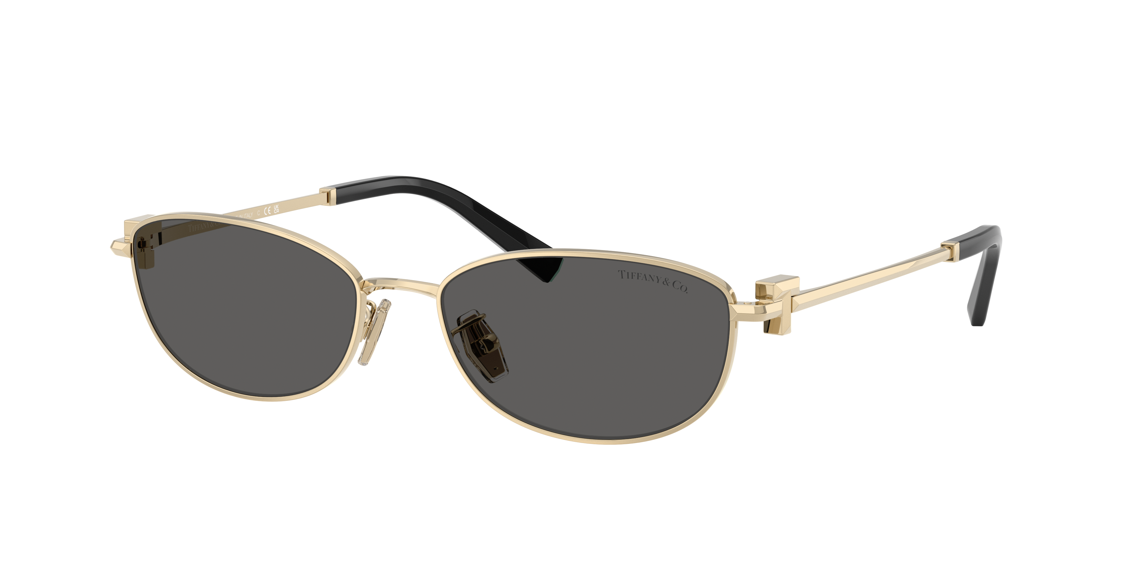 Tiffany & Co. TF3115 L (56 - 17) with Grey lenses and Gold frame