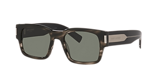 Saint Laurent SL 598 M (56 - 18) with Brown lenses and